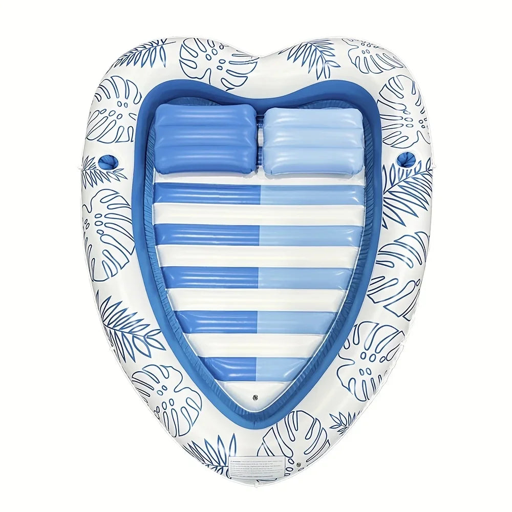 Flotador de corazón grande