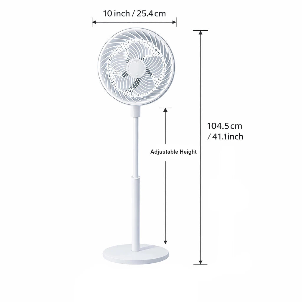 Ventilador de pie rotativo