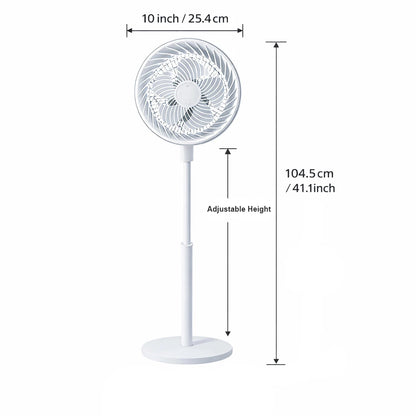 Ventilador de pie rotativo