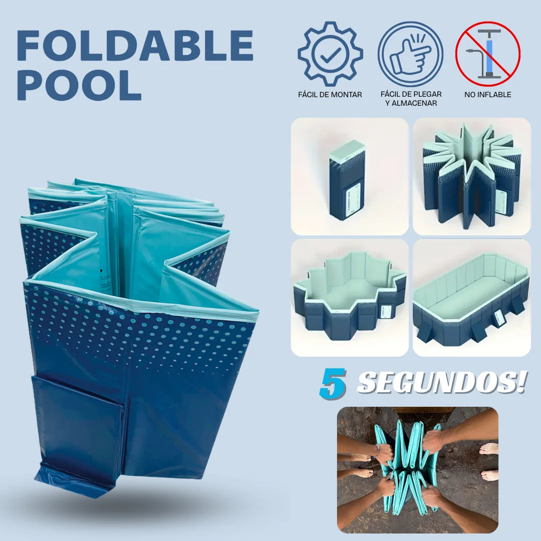 Piscina plegable y moldeable