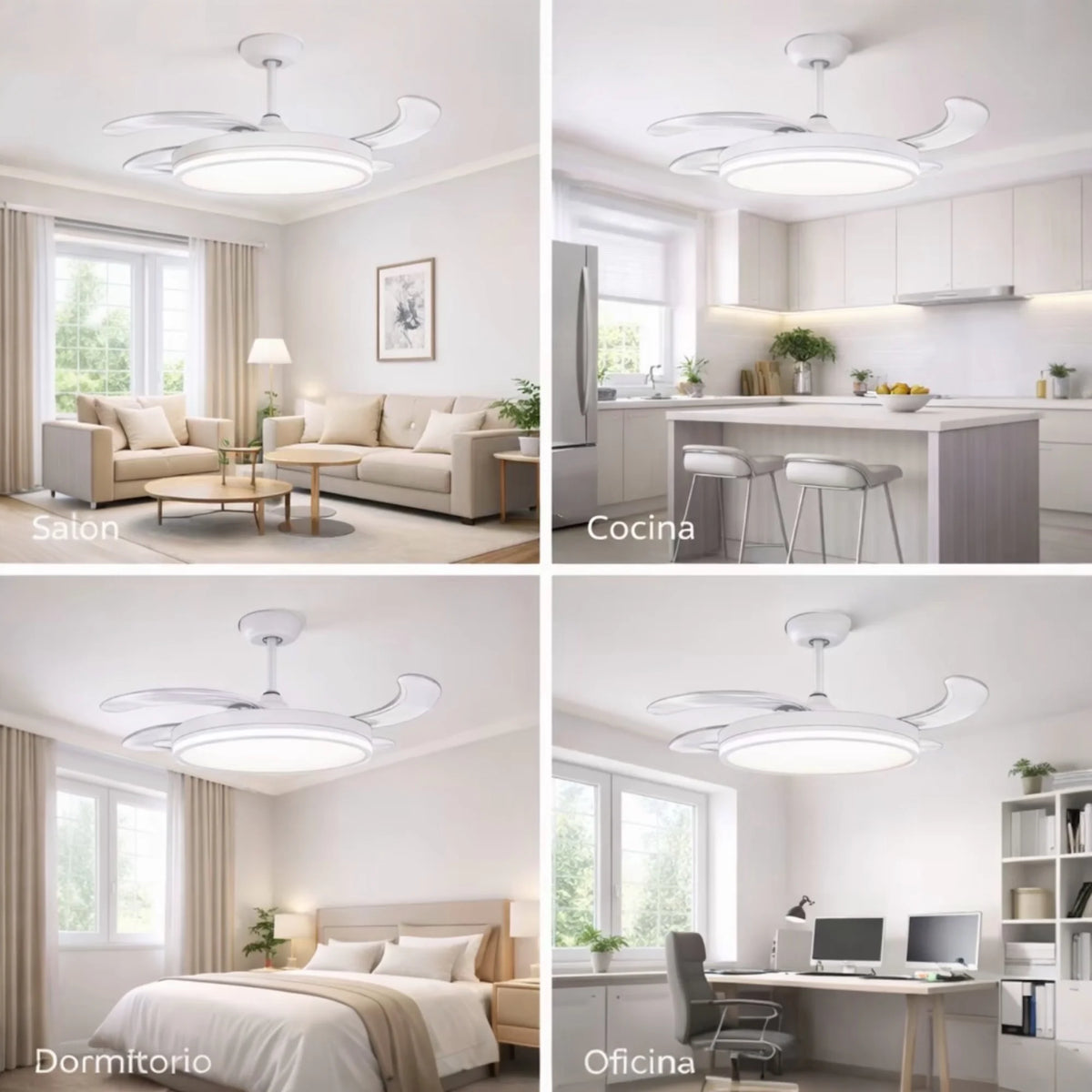 Ventilador de techo LED