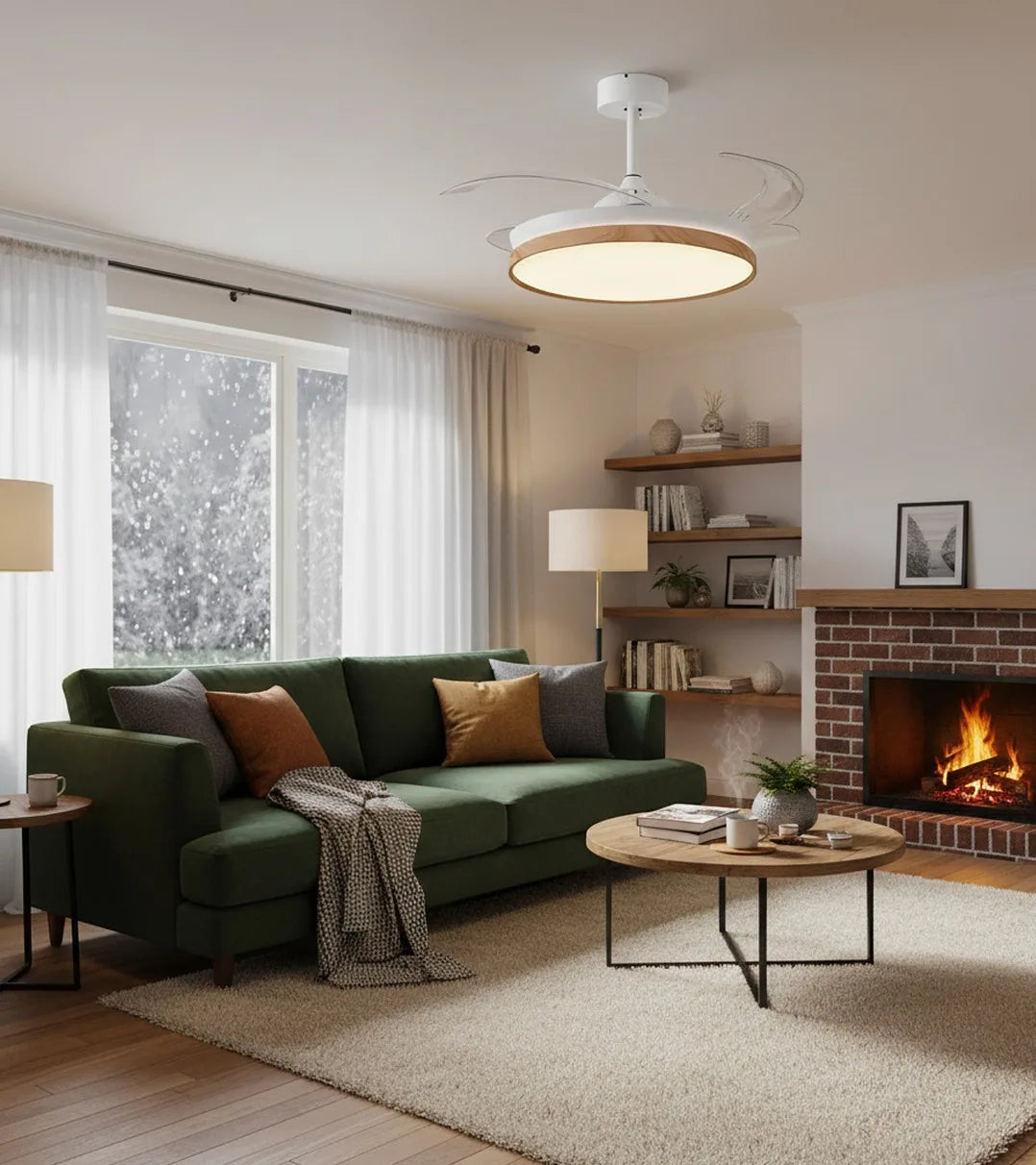 Ventilador de Techo con Luz LED