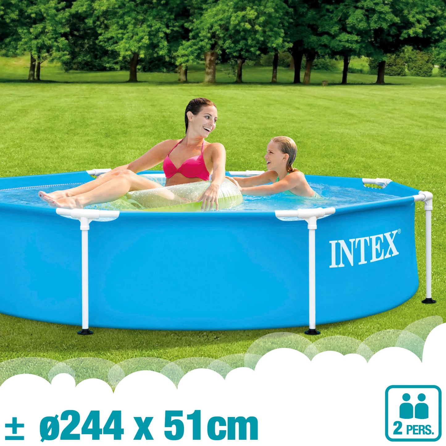 Piscina tubular redonda