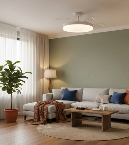 Ventilador de Techo Blanco LED