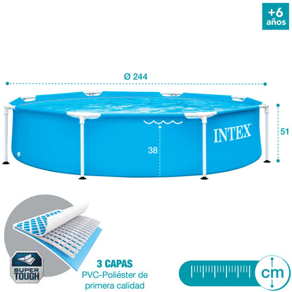 Piscina tubular redonda