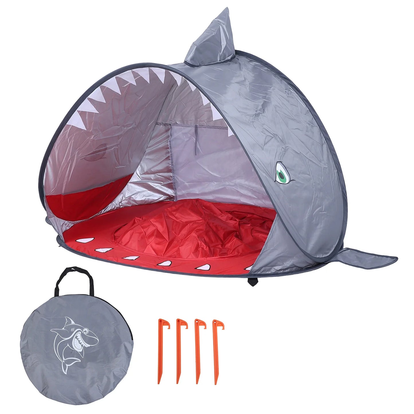 Tienda de playa UV50 con piscina