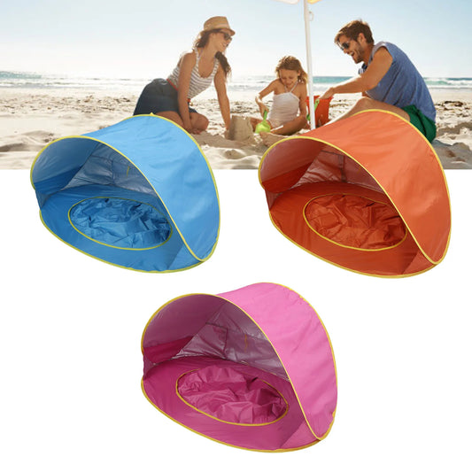Tienda de playa UV50 con piscina