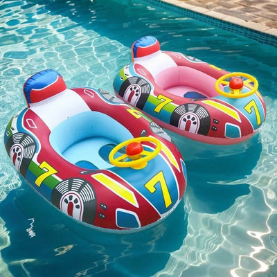 Flotador bebé con diseño de coche
