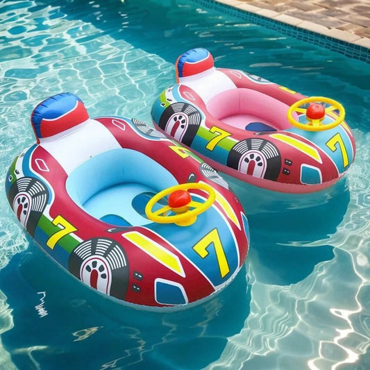 Flotador bebé con diseño de coche