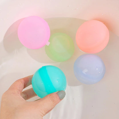 Globos de agua reutilizables