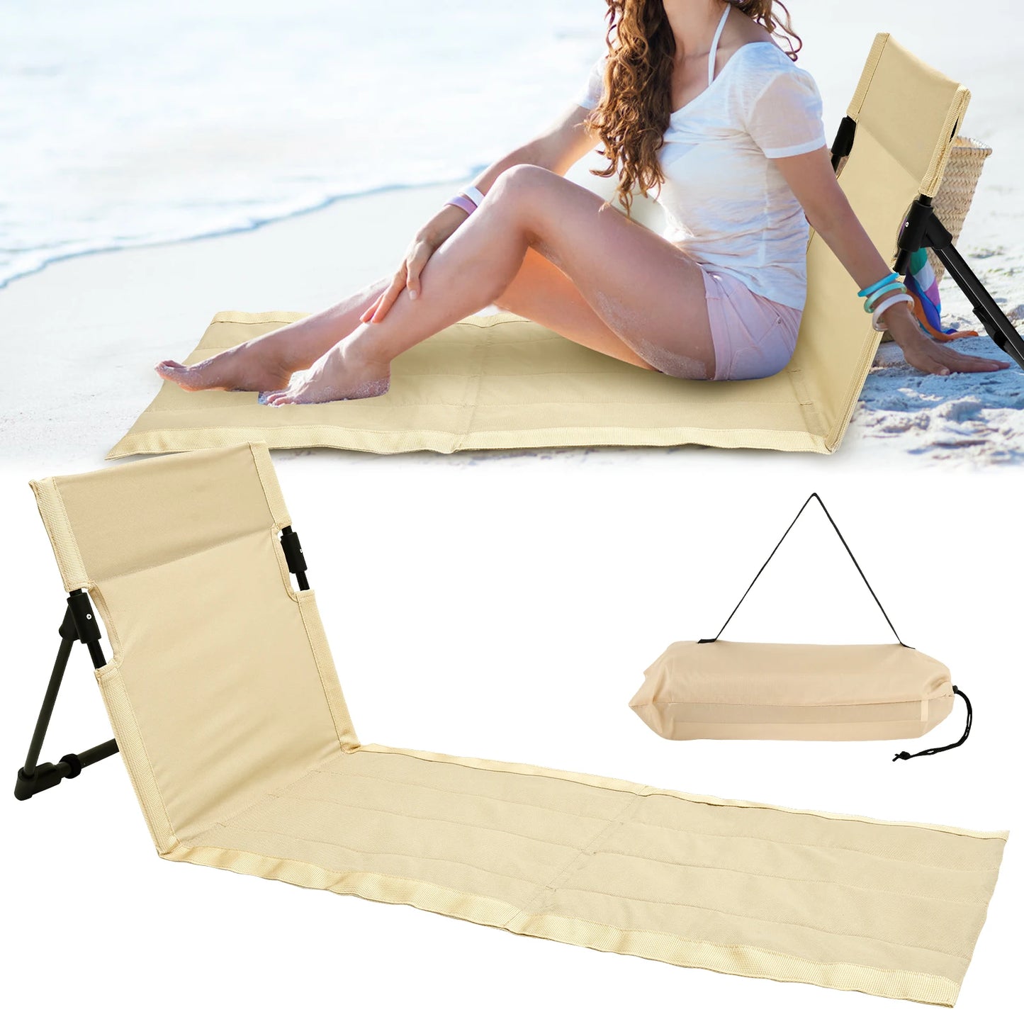 Silla de suelo plegable