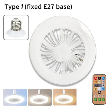 Mini ventilador lámpara