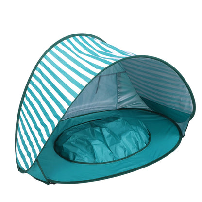 Tienda de playa UV50 con piscina