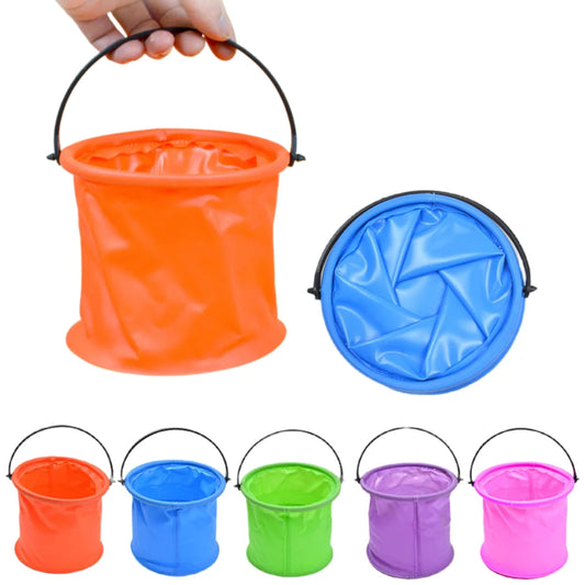 Cubo plegable de playa