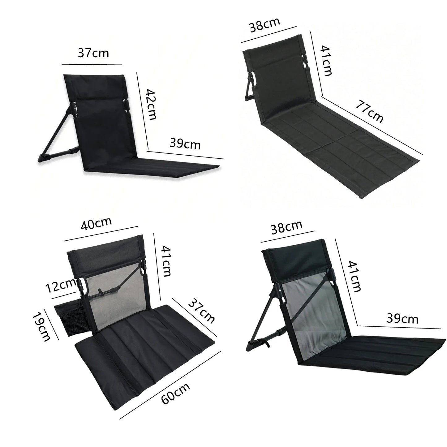 Silla de suelo plegable